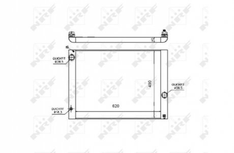 Радіатор NRF 53724