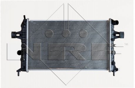 Радіатор охолодження Opel Astra G 1.6 16V 98- (+AC) MT NRF 54668 (фото 1)