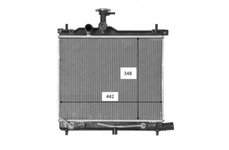 Радіатор охолодження Hyundai I10 1.2 08-13 (АКПП) NRF 58460 (фото 1)