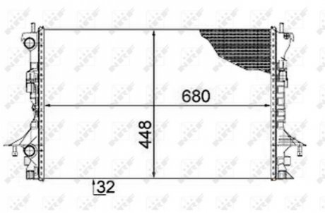 Радиатор NRF 58479