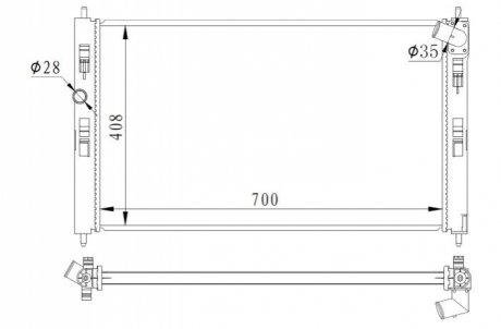 Радіатор NRF 59260