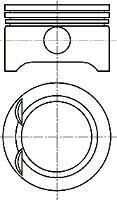 Поршень (73+0,5мм) Opel - X 10 XE,Z 10 XE NURAL 8710270700