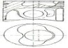 Поршень (81 мм) (циліндр 1, 2) VW - BGW,BHW,BMM,BMP,BRT,BVH,CBHA,CBJB,CBKA NURAL 8713950010 (фото 1)