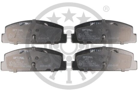 Гальмівні колодки дискові Optimal BP-09560