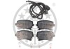 Гальмівні колодки дискові Optimal BP-12240 (фото 1)