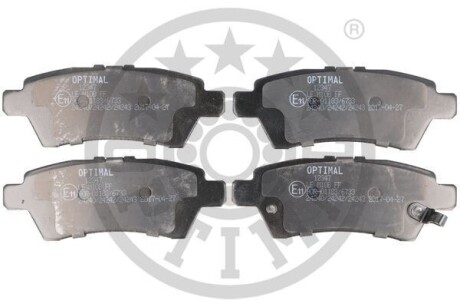 Гальмівні колодки дискові Optimal BP-12347