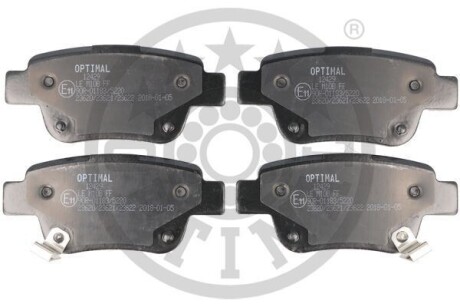Гальмівні колодки дискові Optimal BP-12429
