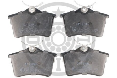 Гальмівні колодки дискові Optimal BP-12465