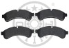 Гальмівні колодки дискові Optimal BP-12476 (фото 2)