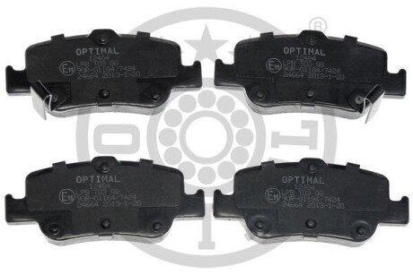 Гальмівні колодки дискові Optimal BP-12484