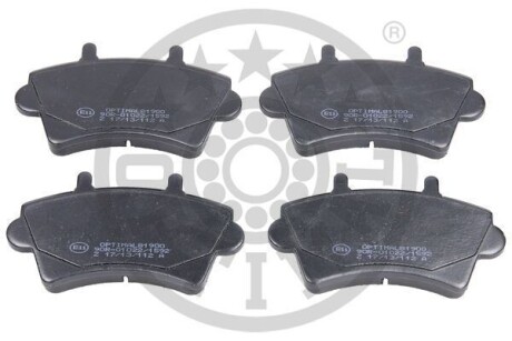 Гальмівні колодки дискові Optimal BP-81900
