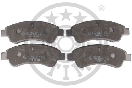 Гальмівні колодки дискові Optimal BP-84010