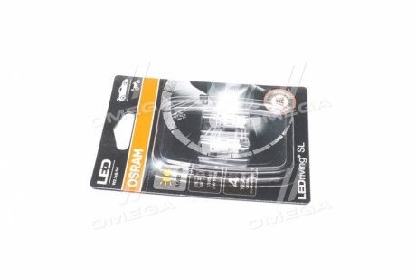 Лампа світлодіодна WY5W 2500K 12V 1W W2.1X9.5D LEDriving SL (вир-во) OSRAM 2827DYP-02B