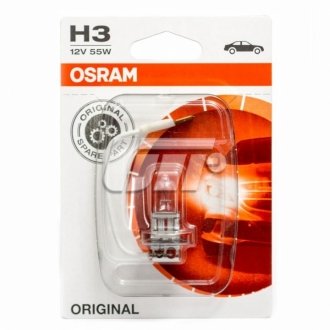 Автолампа (H3 12V 55W) OSRAM 64151-01B (фото 1)