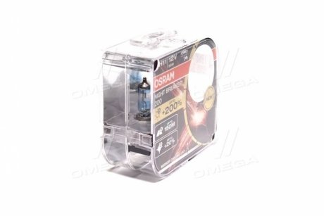 Лампа фарна H11 12V 55W PGJ19-2 NIGHT BREAKER (+200) компл. (вір-во) OSRAM 64211NB200-HCB