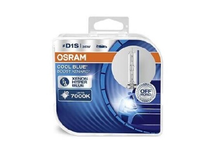 Автолампа D1S Cool Blue Boost 85V 35W PK32d-2 (блистер 2шт) OSRAM 66140CBBHCB