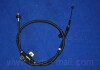 Трос ручного гальма KIA CERATO LD прав. PARTS-MALL PTB-369 (фото 1)
