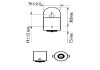 Автолампа R5W LongLife EcoVision 12V 5W BA15s (блістер 2шт)) PHILIPS 12821LLECOB2 (фото 3)