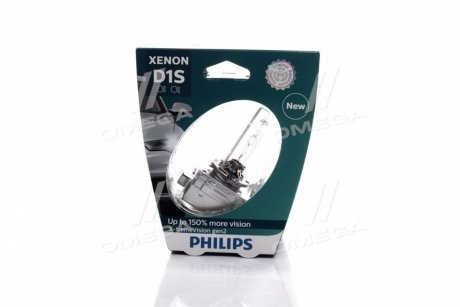 Лампа ксенонова D1S X-treme Vision 85В, 35Вт, PK32d-2 4800К+/-600К (вір-во) PHILIPS 85415XV2S1 (фото 1)