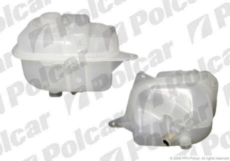 Бачок компенсаційний Audi 100 85-90 1.8-2.3 Polcar 1307ZB-1