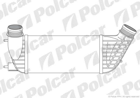 Інтеркулер PSA Expert/Jumpy/Scudo 2.0Hdi 07- Polcar 2397J8-2