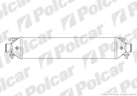 Інтеркулер Fiat Doblo 1.6D/2.0D 10- Polcar 3024J8-3