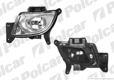 Фара противотуманная правая Polcar 401530-E