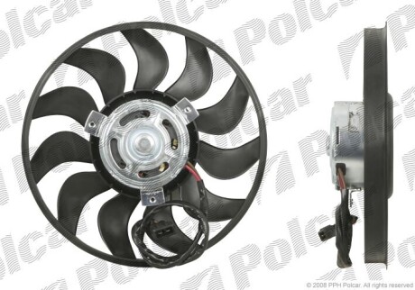 Вентилятор радіатора VW T4 1.9D-2.5 280mm Polcar 956623U1