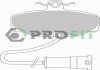 Колодки гальмівні дискові PROFIT 5000-0408 (фото 1)
