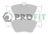 Колодки гальмівні дискові PROFIT 50001049C (фото 1)