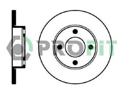 Диск гальмівний PROFIT 5010-0048