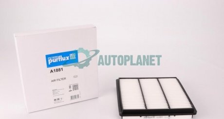 Фільтр повітряний Mitsubishi Pajero 2.4-3.0 91-00/L200 2.4 96-07 Purflux A1881 (фото 1)