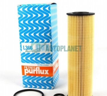 Фільтр масляний MB Sprinter 06- (бензин) Purflux L366