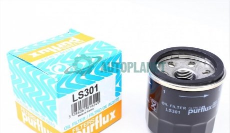 Фільтр масляний Renault Laguna 2.0i 16V 07-15 (h=66mm) Purflux LS301 (фото 1)