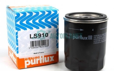 Фільтр масляний Fiat Doblo 1.2/1.4 00-/Opel Combo 1.4 2012- Purflux LS910 (фото 1)