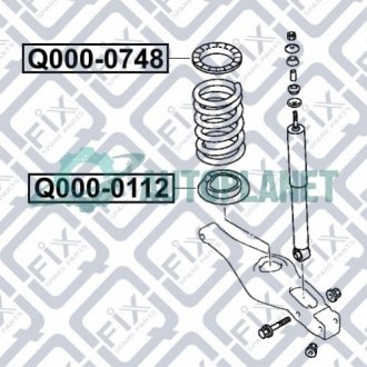 Проставка пружини нижня Q-fix Q0000112