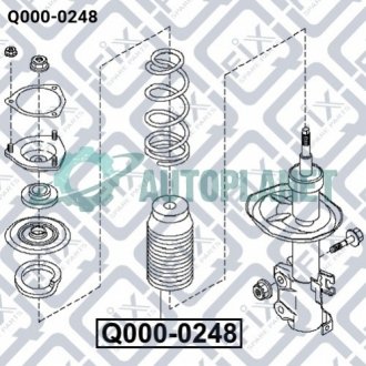 Пильовик переднього амортизатора Q-fix Q000-0248