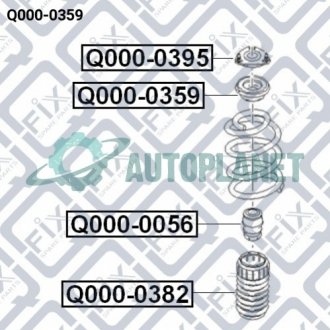 Підшипник опори переднього амортизатора Q-fix Q000-0359