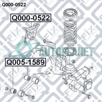 Відбійник заднього амортизатора Q-fix Q0000522