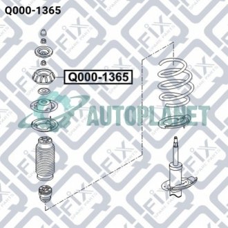 Опора амортизатора Q-fix Q000-1365