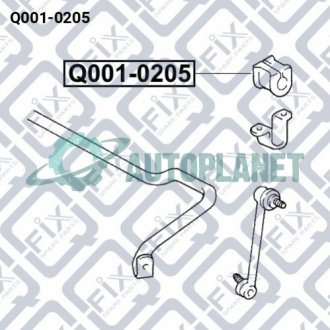 ВТУЛКА ПЕРЕДНЕГО СТАБИЛИЗАТОРА Q-fix Q0010205