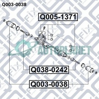 Пильовик рульової рейки Q-fix Q003-0038