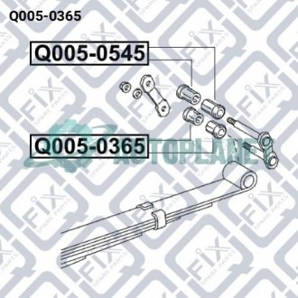 Втулка ресори Q-fix Q0050365