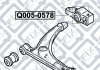 Сайлентблок задній переднього важеля без кронштейна Q-fix Q005-0578 (фото 1)