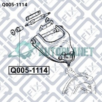 Сайлентблок переднего верхнего рычага Q-fix Q0051114