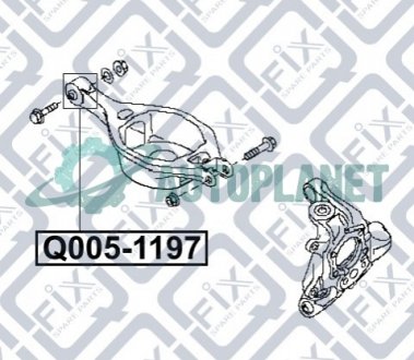 Сайлентблок задней подвески Q-fix Q0051197