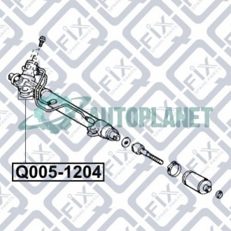 Сайлентблок рулевой рейки Q-fix Q0051204