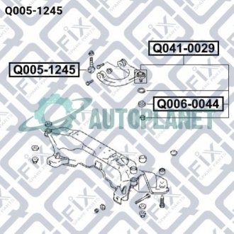 Сайлентблок верхнего рычага Q-fix Q0051245