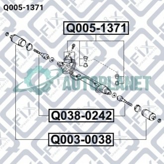 BUSHING FOR STEERING GEAR KIT Q-fix Q0051371