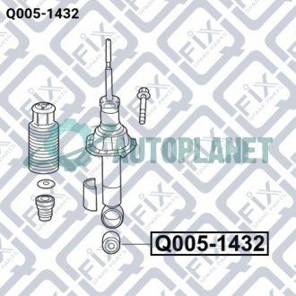 Сайлентблок заднього амортизатора Q-fix Q005-1432